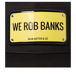 Бейсболка JOHN HATTER арт. 1-1007-U00 We Rob Banks (черный)  фото 3