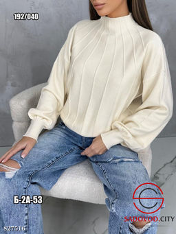 Свитер женский однотонный