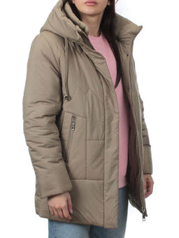 957 KHAKI Куртка зимняя женская (верблюжья шерсть)