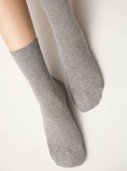 Цена за 2 пары CONTE 3DSOCKS Носки женские серый меланж - Conte elegant фото 2