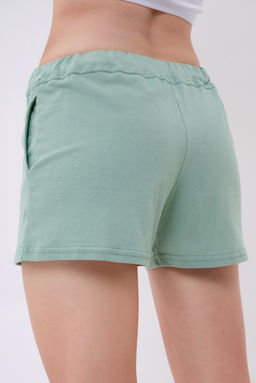 Шорты женские из кулирки Молодежные олива - Амадэль фото 4