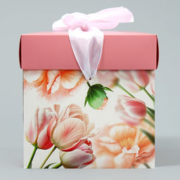 Коробка подарочная складная, упаковка, «С 8 марта», 15×15×15 см