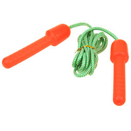 Скакалка полипропилен, 2,4м, пластмассовые ручки, цвета микс (общая длина 2,7м) (Китай) - Домашняя Мода фото 5