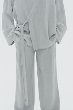 SIDE TIE KIMONO - Zara фото 4