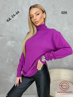 Водолазка женская однотонная