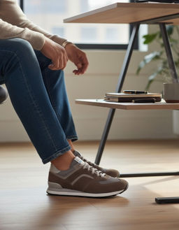 Кроссовки Riveri мужские спилок-велюр фото 3