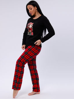 Пижама Рада, трикотаж - Малина фото 6