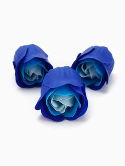 Набор мыльных роз в коробке 16 штук, бирюзово-белые - SB BEAUTY фото 6