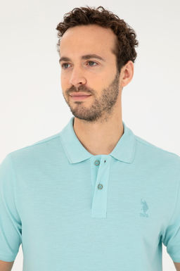 Мужская футболка водно-зеленого цвета Неожиданная скидка в корзине - U.s. polo assn фото 2