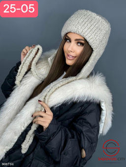 Зимняя шапка с теплой подкладкой на флисе