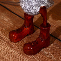 Сувенир «Утка в сером», 27 см, дерево