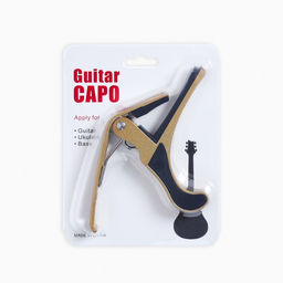 Каподастр для укулеле, зажим для струн, золотой