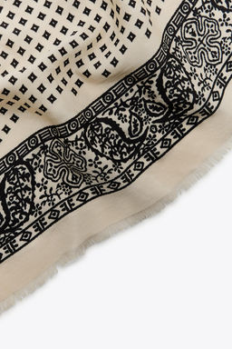 PRINTED SATIN BANDANNA - Zara фото 3