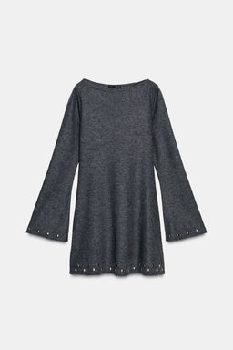 SOFT SHORT STUDDED DRESS