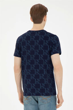 Мужская темно-синяя футболка - U.s. polo assn фото 5