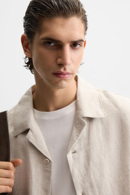 100% LINEN SHIRT - Zara фото 27
