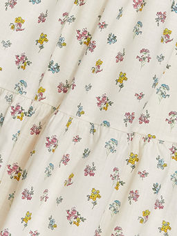 Bebe Yaka ?i?ekli K?z ?ocuk Elbise - Waikiki фото 3