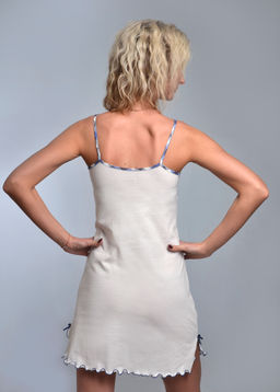 Комплект с халатом ДОЛЛИ халат + сорочка (темно синий №15) - Ивановская трикотажная компания фото 3