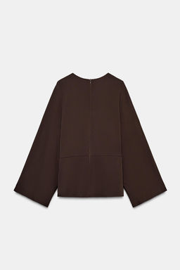 ZW COLLECTION FLOWING BLOUSE - Zara фото 3