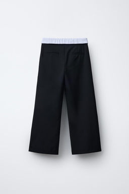TROUSERS WITH TURN-UP WAIST - Zara фото 3
