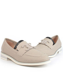 06-PDJ72-2 GRAY/GREEN Туфли женские (натуральная кожа) - Фабричный китай фото 12