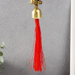 Цена за 2 шт. Колокольчик металл Будда 1 колокол 30х3,5х3,5 см - Simaland фото 3