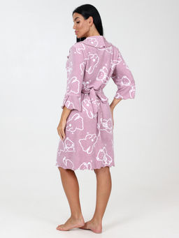 131 ХАЛАТ ЖЕНСКИЙ (Розовый мишка) - А-дина фото 5