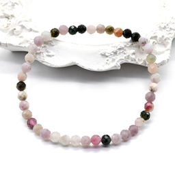 Браслет на резинке шарик гр.4мм из аметиста, 17см - Радуга камня фото 8