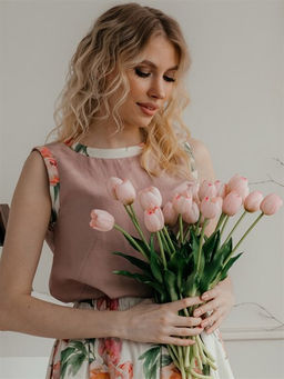 Льняная майка - Волтри фото 15