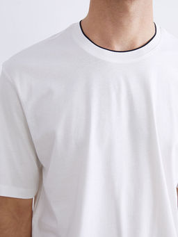 Bisiklet Yaka Penye Erkek Ti??rt