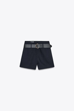 BELTED BERMUDA SHORTS - Zara фото 6