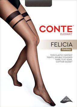 Колготки фантазийные CONTE FELICIA Колготки женские nero