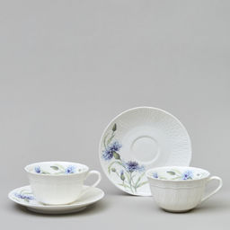 ЧАЙНЫЙ НАБОР LEFARD ВАСИЛЬКИ НА 2 ПЕР. 4 ПР. 330 МЛ  фото 3