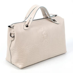 Женская кожаная сумка с ручками под крокодила 0169-15 - Cidirro фото 3