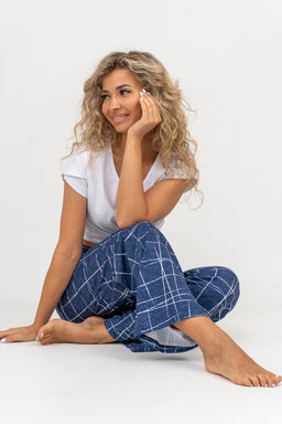 Костюм Натали футболка и брюки кулирка хлопок  фото 19