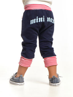 Бриджи на резинке для малышей UD 0983 синий - Mini maxi фото 18