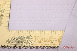 Фактурный хлопок Шарики цв.серо-сиреневый, ш.1.45м, батист, хл-100%, 60гр/м.кв - Купава фото 2