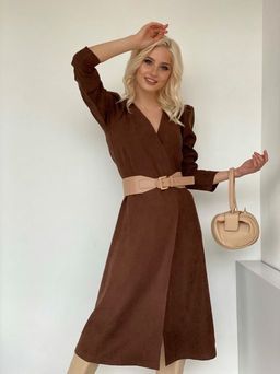 Платье с запахом черное - Martichelli фото 24