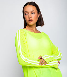 Лонгслив #КТ3102 (1), флуоресцентный жёлтый - Dommod фото 5