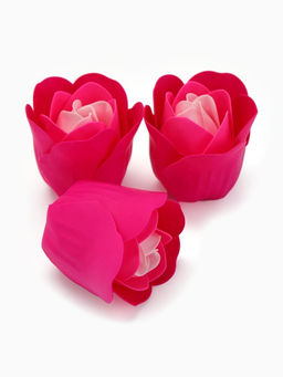 Набор мыльных роз в коробке 16 штук, розово-белые - SB BEAUTY фото 7