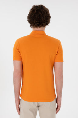 Erkek Slim Fit Polo Yaka Turuncu Basic Ti__rt Sepette S_rpriz _ndirim - U.s. polo assn фото 6