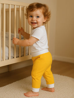 Ползункиштанишки короткие желтые