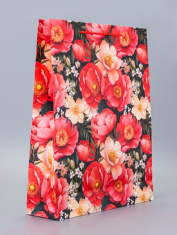 Цена за 2 шт. Пакет подарочный ламинированный Цветочная эстетика 33?42.5?10 см