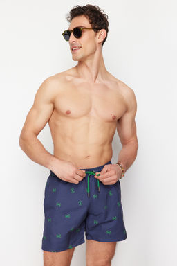 TRENDYOL MAN Lacivert Standart Fit Yengec Desenli Deniz Sortu TMNSS24DS00006 - Trendyolmilla фото 18