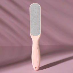 Тёрка для ног, овальная, лазерная, двусторонняя, 23 см, цвет розовый - Queen fair фото 2