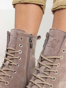 Ботинки 327.asteria.ka капучино замш/Мех