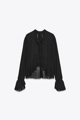 FLOWING RUFFLED TOP - Zara фото 10