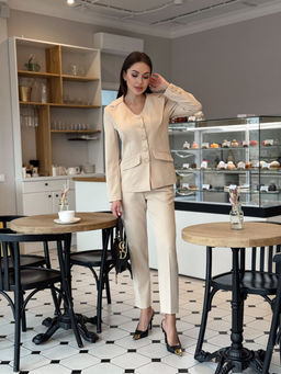 Брюки AURA 4169-164 кремовый