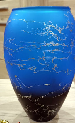 Ваза Ст 24см Клавдия Паутинка-3 большая 2701522112 (286612) /DANIKS/  фото 9