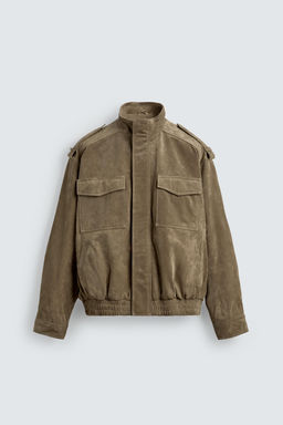 SUEDE LEATHER JACKET - Zara фото 15